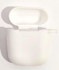 Чохол для Airpods (slim+carabine) White. Фото 2