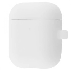 Чохол для Airpods (slim+carabine) White. Фото 5