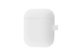 Чохол для Airpods (slim+carabine) White. Фото 4