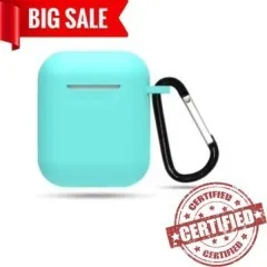 Чохол для Airpods (slim+carabine) Бірюза. Фото 3