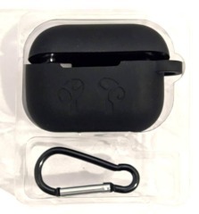 Чохол для Airpods pro (full+carabine) Black. Фото 3