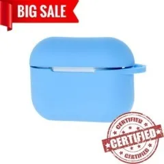 Чохол для Airpods pro (full+carabine) Blue. Фото 3