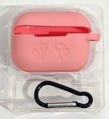 Чохол для Airpods pro (full+carabine) Pink. Фото 2