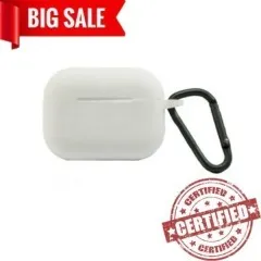 Чохол для Airpods pro (full+carabine) White. Фото 3