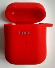 Чохол для Airpods з безпровідною зарядкою Hoco CW22 Red. Фото 4