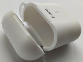 Чохол для Airpods з безпровідною зарядкою Hoco CW22 White. Фото 6