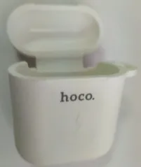 Чохол для Airpods з безпровідною зарядкою Hoco CW22 White. Фото 11