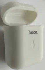 Чохол для Airpods з безпровідною зарядкою Hoco CW22 White. Фото 12