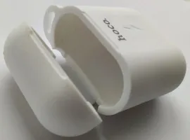 Чохол для Airpods з безпровідною зарядкою Hoco CW22 White. Фото 13
