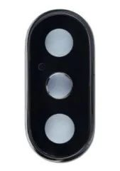 Camera glass Apple Iphone XS з рамкою Silver. Фото 6