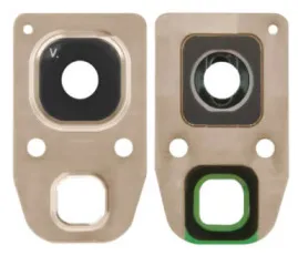 Camera glass Samsung A320F Galaxy A3 2017/ A520F Galaxy A5 2017/ A720F Galaxy A7 wiht frame Gold. Фото 2