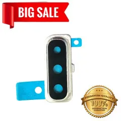 Camera glass Samsung A505 Galaxy A50 2019 з рамкою White. Фото 4