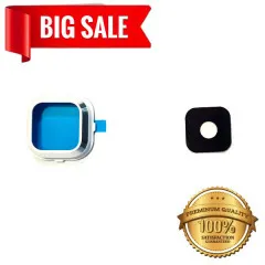 Camera glass Samsung A700F Galaxy A7 з рамкою White. Фото 4