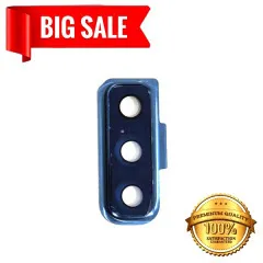 Camera glass Samsung A750 Galaxy A7 2018 з рамкою Blue. Фото 4