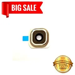 Camera glass Samsung G920 Galaxy S6 з рамкою Gold. Фото 6