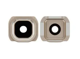 Camera glass Samsung G920 Galaxy S6 з рамкою Gold. Фото 8