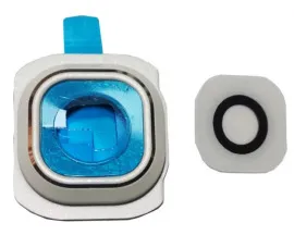 Camera glass Samsung G920 Galaxy S6 з рамкою White. Фото 7