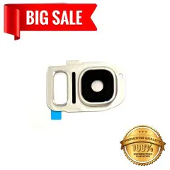 Camera glass Samsung G930 Galaxy S7/ G935 Galaxy S7 Edge з рамкою Silver. Фото 5