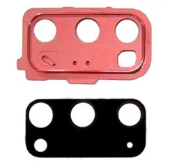 Camera glass Samsung G980F Galaxy S20 з рамкою Red. Фото 2