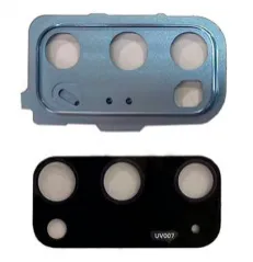 Camera glass Samsung G980F Galaxy S20 з рамкою Blue. Фото 2