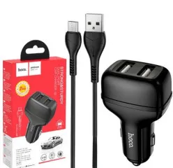 Азп Hoco Z36 Micro 2in1 2,4A Black (packing 14/140). Фото 3