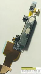 Flat Cable Iphone 4G with charge connector Black. Фото 7