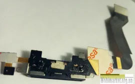 Flat Cable Iphone 4S with charge connector Black. Фото 8