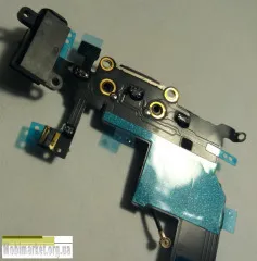 Flat Cable Iphone 5 with charge connector Black. Фото 10