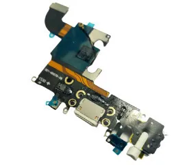 Flat Cable Iphone 6S with charge connector + HF White. Фото 6