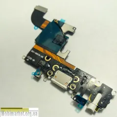 Flat Cable Iphone 6S with charge connector + HF White. Фото 8