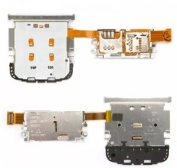 Keypad module Nokia C3-01 with sim and memory connectors. Фото 2