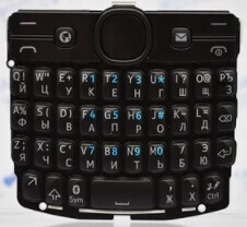 Клавіатура рус.Original Nokia 205 Asha Black