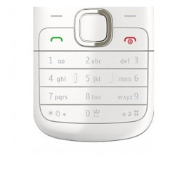 Клавіатура рус.Original Nokia C2-00 Silver