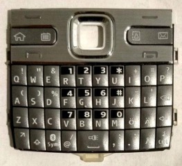 Клавіатура рус.Original Nokia E72 Silver