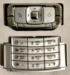 Клавіатура рус.Original Nokia N95 Silver