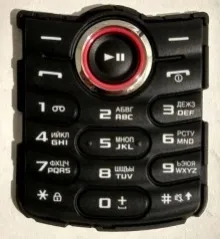 Клавіатура рус.Original Samsung E2120 Black. Фото 3