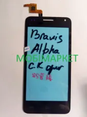 Touchscreen Bravis Alpha Black. Фото 3