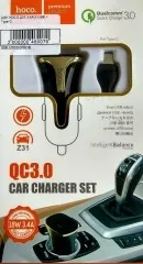 Азп Hoco Z31 3.4A/2 USB + Type-C. Фото 13