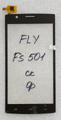 Touchscreen Fly FS501 Black. Фото 3