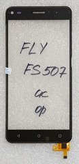 Touchscreen Fly FS507 Black. Фото 2