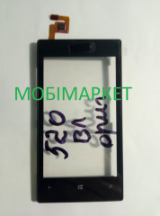 Touchscreen Nokia 520 з рамкою Original Black. Фото 3