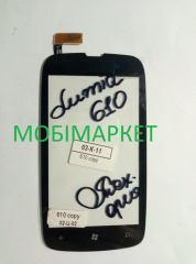 Touchscreen Nokia 610 Lumia Original Black. Фото 3