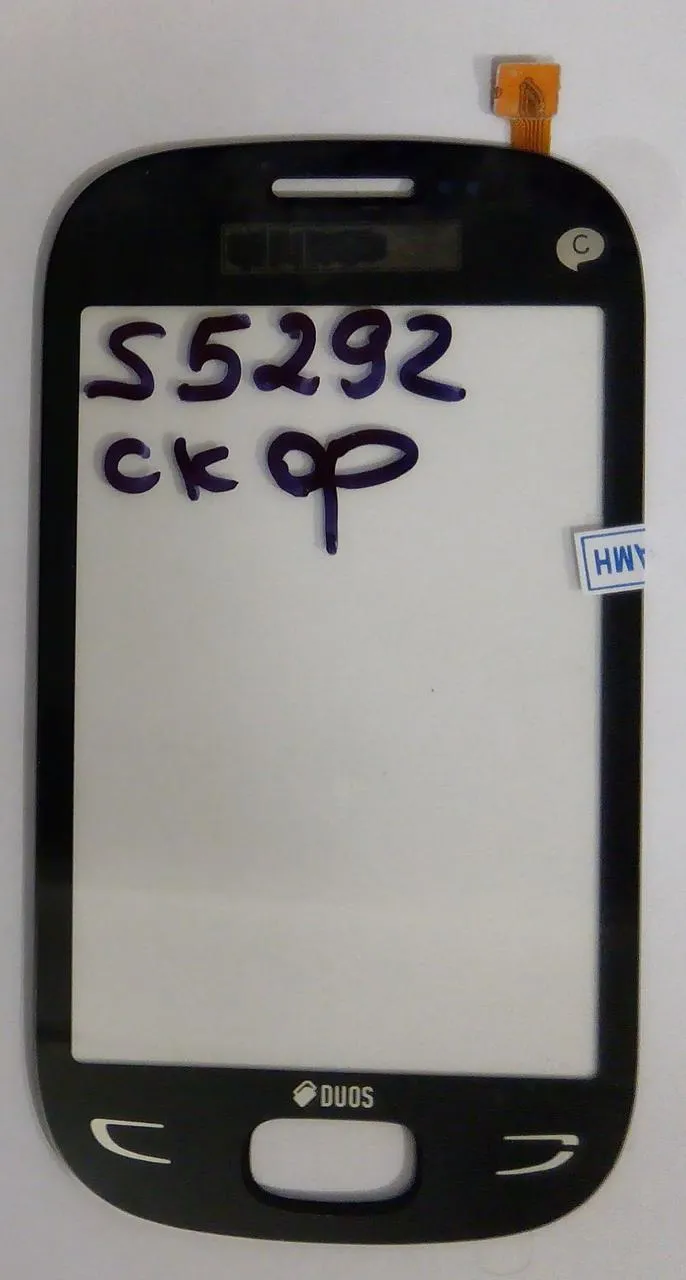 Touchscreen Samsung S5292 Black. Фото 2