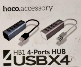 Usb Hub Hoco HB1 4USB (packing 12/120). Фото 4