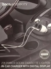 Авторозгалужувач 2 гнiзда 2Usb Hoco Z28 (Тестер). Фото 10