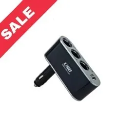 Авторозгалужувач на 3 гнізда + USB WF-0100. Фото 8
