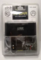 Авторозгалужувач на 3 гнізда + USB WF-0100. Фото 10