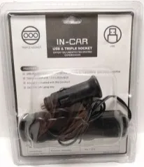 Авторозгалужувач на 3 гнізда + USB WF-0120. Фото 12