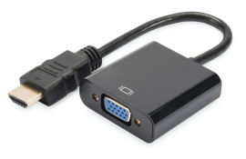 Адаптер Hdmi-Vga + 3,5 Black