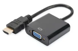Адаптер Hdmi-Vga + 3,5 Black. Фото 2